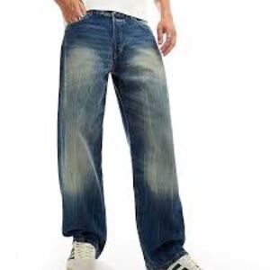 Weekday Sphere bought from ASOS  Relaxed Fit Blue Jeans